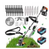 Electric Weed Eater 21V Weed Eater with 2 Li ion