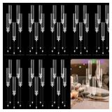 Hushee 8 Pcs Acrylic Candelabra Centerpieces 5