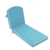 80 x 26 inch Outdoor Chaise Lounge Cushion Water