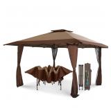 PHI VILLA 13  x 13  Patio Gazebo Tent Outdoor