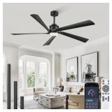 64 Inch Ceiling Fans with Lights and Remote