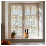 3D Stained Glass Window Film  Decorative Window