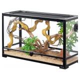 REPTI ZOO Tempered Glass Reptile Terrarium 30