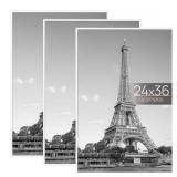 upsimples 24x36 Picture Frame White 3 Pack