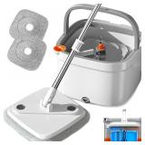 KZKR M16 Spin Mop and Bucket Set with Self