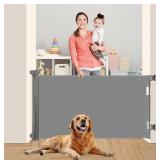 Upgrade 59  Retractable Baby Gates for Stairs