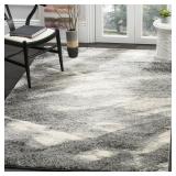 SAFAVIEH Retro Panit Abstract Area Rug  Grey