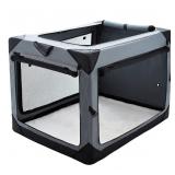 36 Inch Collapsible Crate for Large Dogs  4 Door