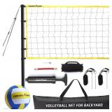 Volleyball Net Outdoor   includes 32x3 Ft Large