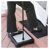 SUPPORT PLUS Riser Step Stool   3 1 2 H Safety