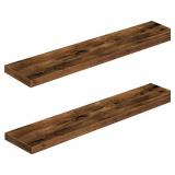 QEEIG Bathroom Shelves 48 inches Long Wall Shelf