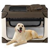 YITAHOME Collapsible Dog Crate  42 Inch Portable
