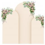 3 Sets Gold Metal Wedding Arch Arched Backdrop