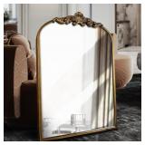 Arched Mirror Gold Traditional Vintage Ornate
