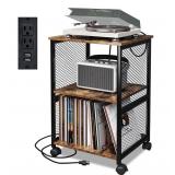TC HOMENY Vinyl Record Storage Table  3 Tier