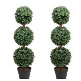 Artificial Topiary Ball Tree  35inch Fake