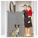 48 Inch Extra Tall Dog Gate  Extends to 55  Wide