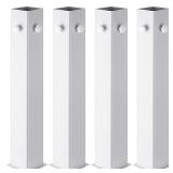 4 Pcs College Dorm Bed Risers Ultimate Height