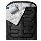 MEREZA Double Sleeping Bag for Adults Mens with