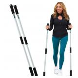 Perfectly Weighted Walking Poles Transform Walk