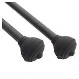 Deco Window 2 Pack Single Curtain Rod with Urn