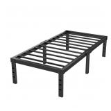 OFFSITE 18 Inch Black Twin Bed Frame   Sturdy