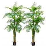 OFFSITE Artificial Palm Tree 7FT 3Trunks