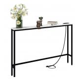 OFFSITE 5 9  Skinny Console Table with Outlet