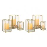 OFFSITE NUPTIO Hurricane Candle Holder