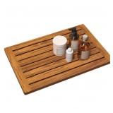 OFFSITE Teak Shower Mat  21 x14  Wood Bath Mat