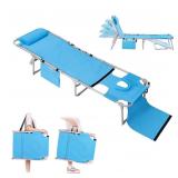 OFFSITE Tanning Chair for Adults with Face Hole