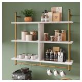 OFFSITE Bestier Kitchen Shelves Wall Mounted