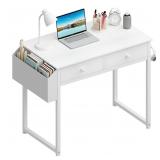 OFFSITE Lufeiya Small White Desk with Drawers