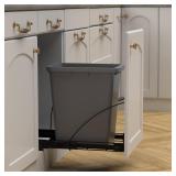 OFFSITE Pull Out Trash Can Under Cabinet Black