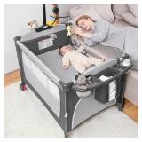 OFFSITE Baby Bassinet Bedside Sleeper 5 in 1