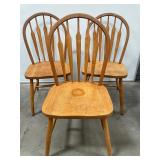 OFFSITE VINTAGE 3 ARROW BACK SPINDLE CHAIRS
