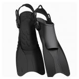 WSTOO Snorkel Fins Adjustable Open Heel Fins