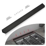 Slide in Range Rear Filler Kit Black  Universal