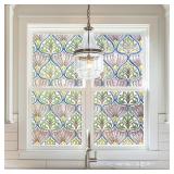 3D Stained Glass Window Film  Decorative Window