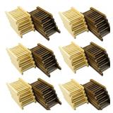 60 Piece Home Bamboo Wood Soap Holder Bathroom