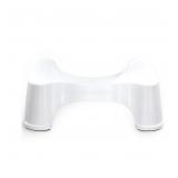 9 in  Ecco Plastic Toilet Stool in White