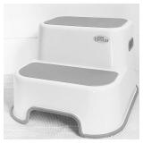 Wider Dual Height 2 Step Stool for Kids