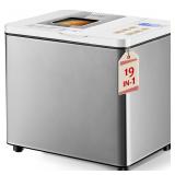 19 in 1 Stainless Steel Compact Bread Maker With