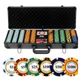 14g Clay Poker Chips Set  500 Poker Chips  39mm
