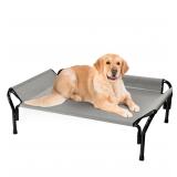 Elevated Cooling Dog Bed 44in Outdoor Raised Dog