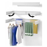 Wall Mounted Drying Rack  31 5  Wide  13 2