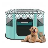 TASDISE Portable Pet Playpen  Foldable Exercise