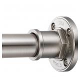 BRIOFOX Industrial Shower Curtain Rod   2 in 1