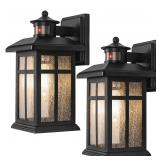 Motion Sensor Outdoor Wall Lights 2 Packs