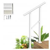 2 Steps Handrails for Outdoor Steps Heavy Duty
